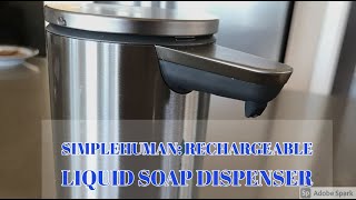 simplehuman® - rechargeable liquid Soap Dispensers sensor pump demo