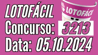???? Lotofácil de Hoje, LOTOFÁCIL de hoje 5/10, Resultado Lotofácil de hoje,