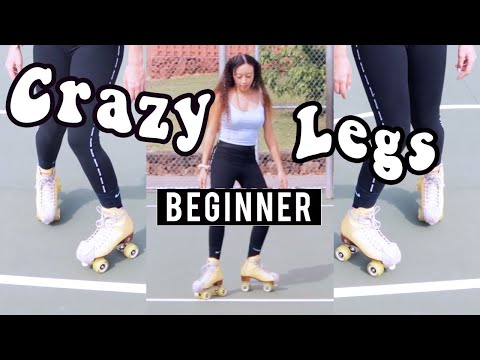 How To Do Crazy Legs On Roller Skates | Beginner Tutorial