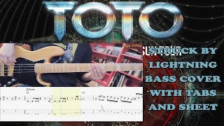 Toto - Struck by lightning BASS COVER (with Tabs and Sheet)