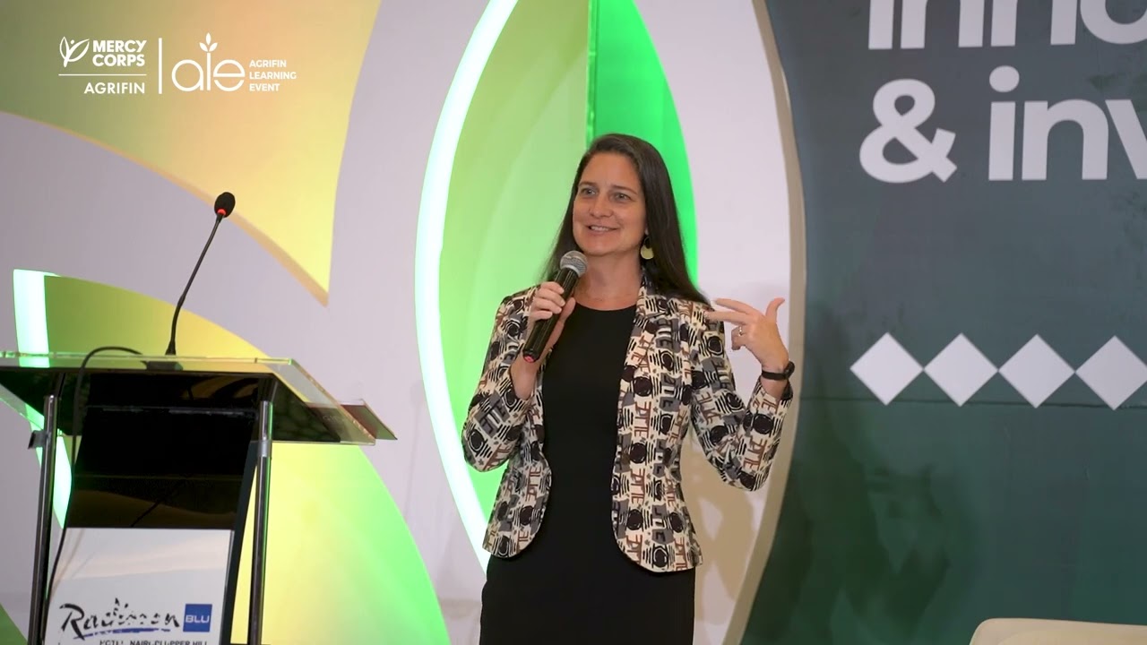 FSD Kenya CEO Tamara Cook's keynote at the 9th AgriFin Annual Learning Event (ALE)