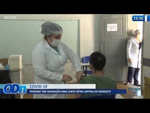 Teresina tem vacinação contra Covid-19 mais lenta comparada com outras capitais 11 08 2021