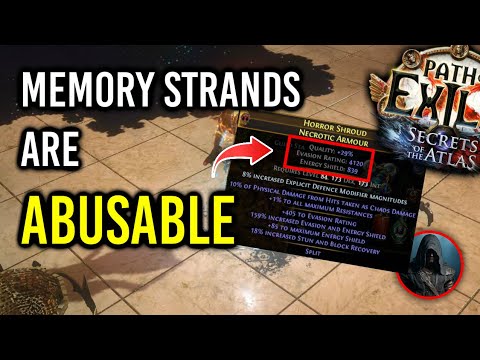 PoE 3.26 | Memory Strands are busted for crafting GG items