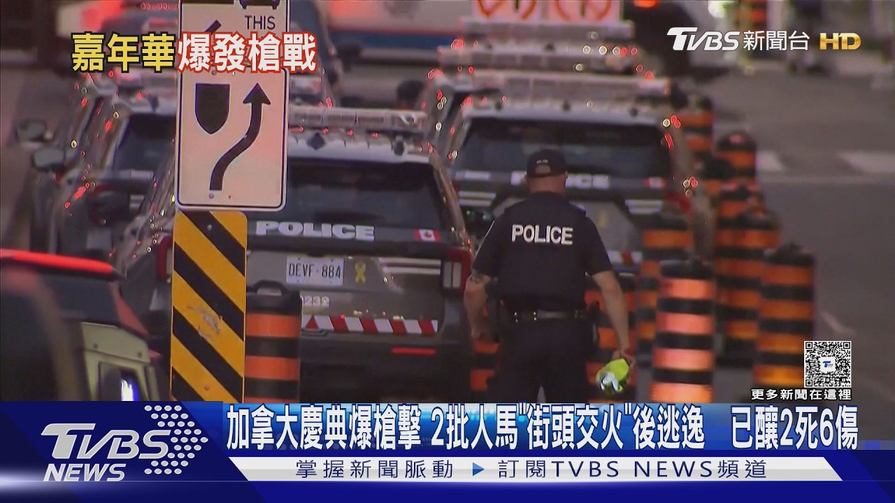 影音/加拿大慶典爆槍擊!2批人馬「街頭交火」後逃逸 已釀2死6傷