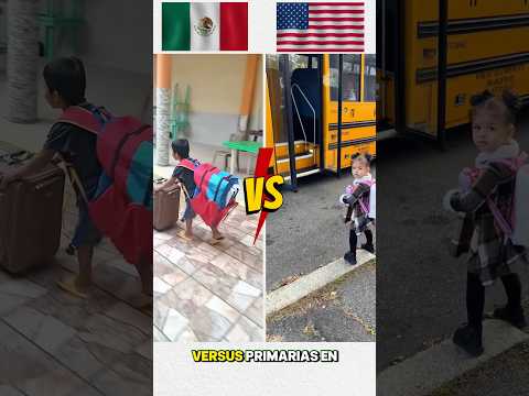 ¡Primaria en MÉXICO vs primaria en ESTADOS UNIDOS!