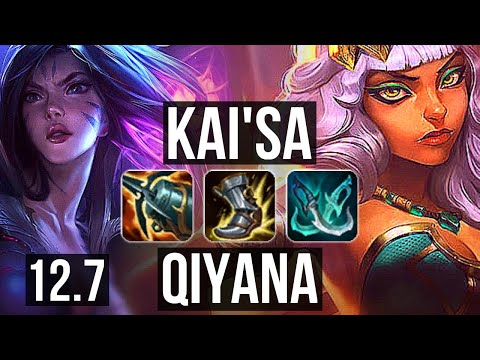 KAI'SA & Senna vs QIYANA & Nami (ADC) (DEFEAT) | Rank 3 Kai'Sa, Legendary | TR Grandmaster | 12.7