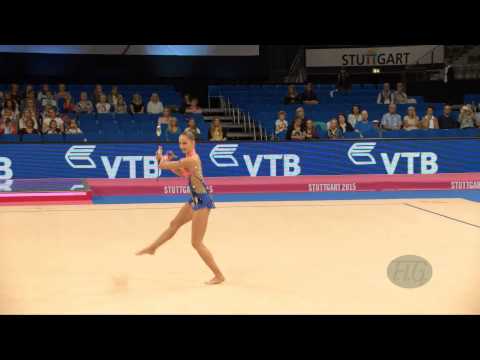 Karolina TURCIAKOVA (SVK) 2015 Rhythmic Worlds Stuttgart - Qualifications Clubs