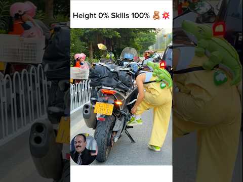 Height_0__Skills_100__🧸_#shorts_#funny_#reaction_#motovlog_#bike_#rider_#tranding(1440p60)