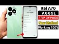 ITel A70 A665L FRP Bypass All ITel FRP Bypass Google Account Remove ITel A70