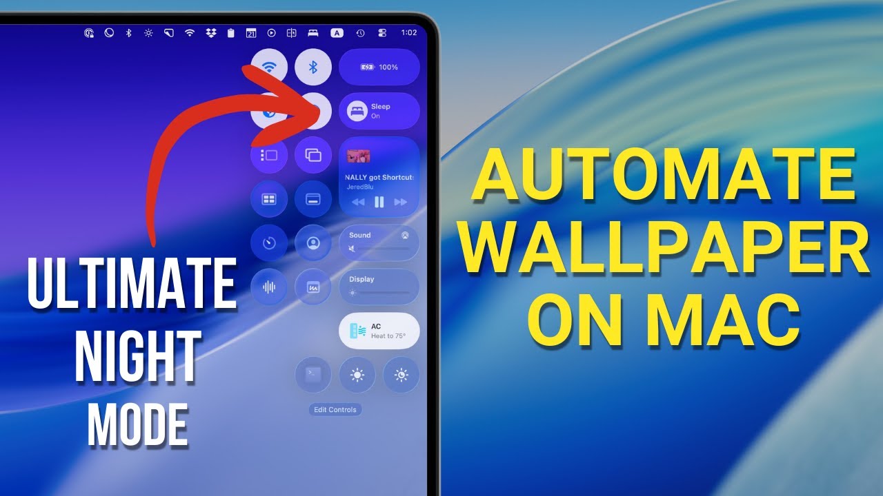 Change Mac Wallpaper Via Focus Mode (Shortcuts + Automations)