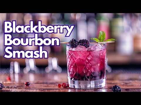 Blackberry Bourbon Smash Cocktail Recipe | Step-by-Step Tutorial
