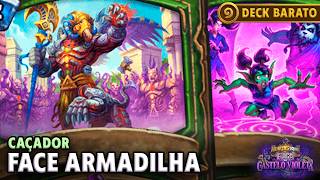 Caçador Face Armadilha 💰 DECK BARATO 💰 Deck na Descrição - Hearthstone