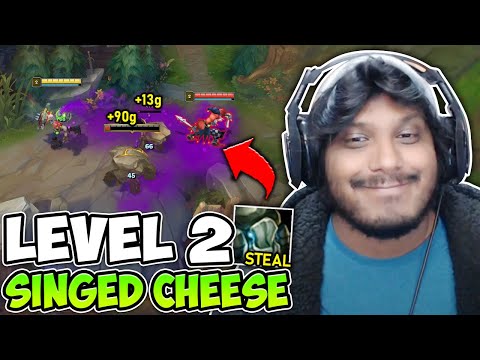 This Level 2 Singed Cheese Strategy is Simply Unbeatable... (INSTANTLY TILT THE ENEMY)