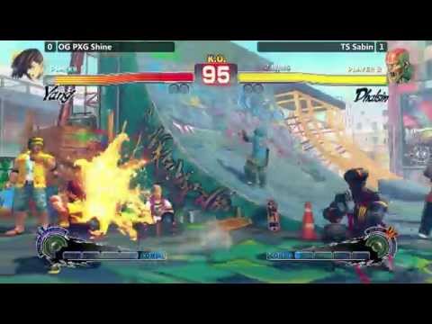 USF4 @ NLBC #115 - OG PXG Shine (Yang) vs TS Sabin (Dhalsim) [720p/60fps]