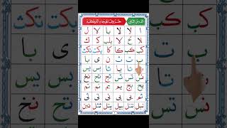 Alif Baa Taa | Learn Arabic alphabet | How to read Arabic joint letters | #shorts | #quran