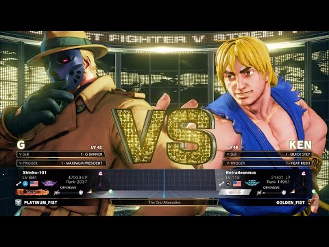 Shinku-101 (G) VS Notradoanmus (Ken) Top 8 Losers bracket Platinum_Fist dojo tournament