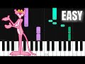 The Pink Panther Theme EASY Piano Tutorial