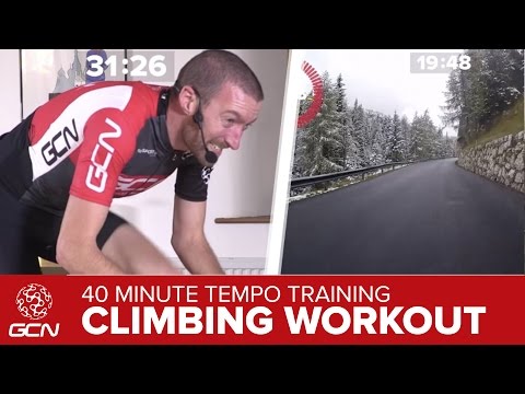 Epic Climbing Workout: 40 Minute Tempo Cycling Training On The Passo Falzarego & Passo Valparola