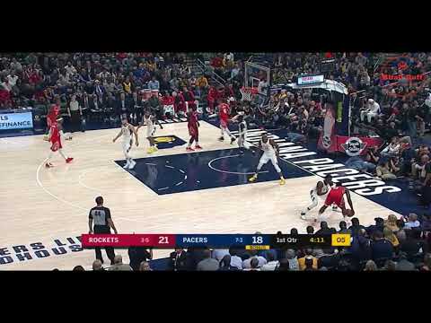 Gorgeous!! James Harden beats the shot clock buzzer