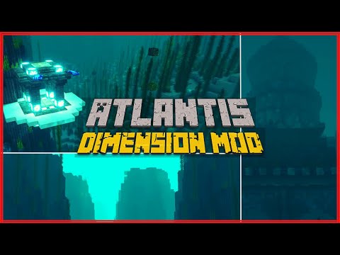 ATLANTIS - A DIMENSION COMPLETELY UNDER THE SEA (1.19.2) - [Minecraft Mod Showcase]