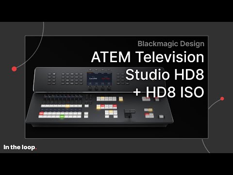 ATEM Television Studio HD8 and HD8 ISO // In the loop