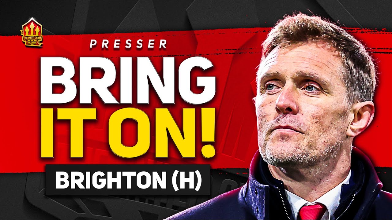 Darren Fletcher Man Utd Press Conference vs Brighton!