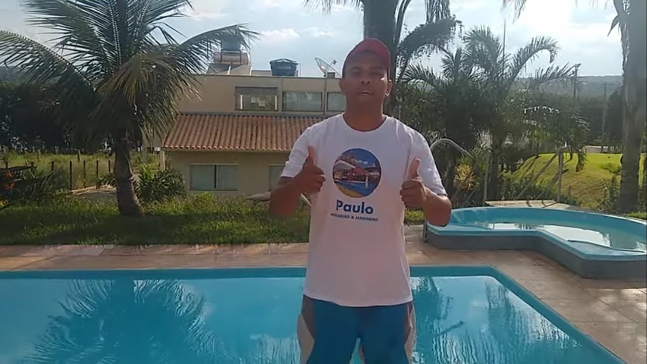 como limpar a piscina com a água turfa e passando o conhecimento