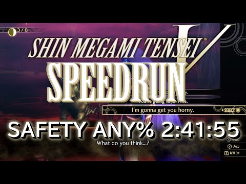 Shin Megami Tensei V Speedrun - Safety Any% [2:41:55]
