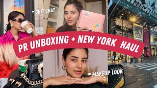 Download lagu New York Makeup Haul   PR Unboxing & Updates | Makeup Routine | Michu mp3