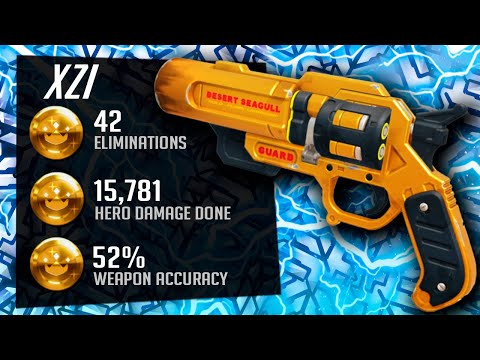 Dallas Fuel XZI Insane McCree - 42 elims! [ Overwatch Season 30 Top 500 ]