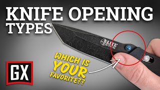 Pocket Knife Opening Types | Knives 101