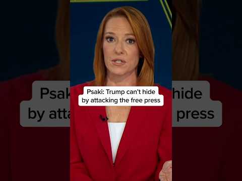 Psaki: Trump can't hide by attacking the free press