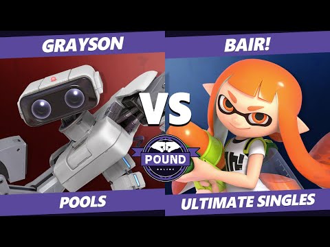 Pound Online 2020 SSBU Pools - Grayson (ROB) Vs. bair! (Inkling) Smash Ultimate Singles