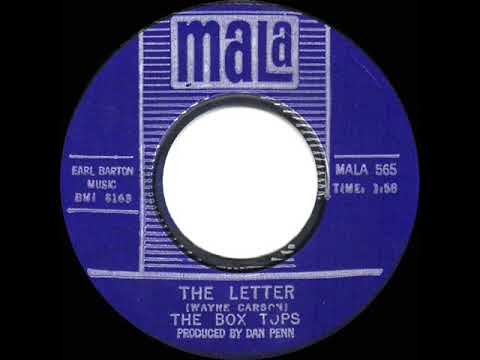 1967 HITS ARCHIVE: The Letter - Box Tops (a #1 record--mono)
