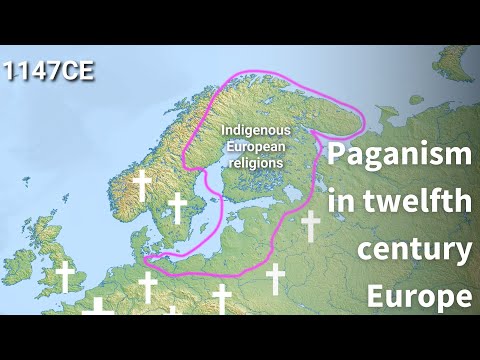 Paganism in twelfth century Europe. European beliefs still extant prior to the Northern Crusades