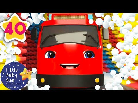Carwash Song with Go Buster! | +More Nursery Rhymes & Kids Songs | Baby Songs | Lellobee