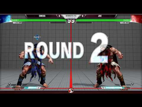 VS WEEKLY 3/25/16 - WINNERS R2 - JOE (NECALLI) vs. EMESS (NECALLI) - STREET FIGHTER V