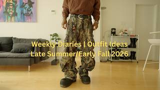 Weekly Diaries | Late summer/Early Fall outfit Ideas ft Balenciaga, Rick Owens, Simone Rocha