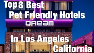 Top 8 pet friendly hotels in Los Angeles California