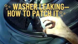 ✨ WASHER LEAKING - HOW TO EASILY PATCH IT✨