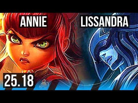 ANNIE vs LISSANDRA (MID) | 11/3/16 | KR Master | 25.18
