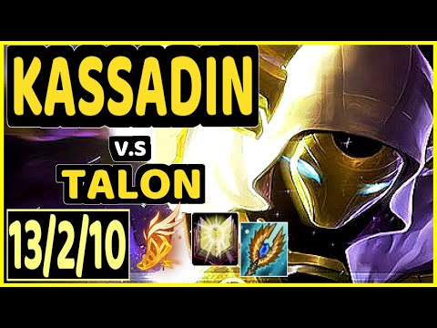ELITE500 (KASSADIN) vs TALON - 13/2/10 KDA MID GAMEPLAY - EUW Ranked GRANDMASTER