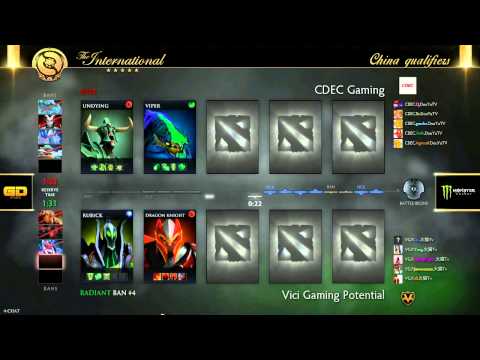 Vici Gaming Potential vs CDEC Game 1 - TI5 CN Qualifier - @Basskip @WagaGaming
