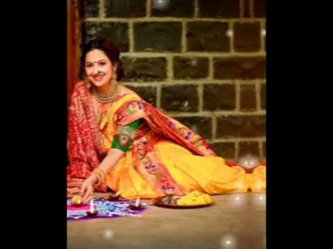 ❤Tejashree Pradhan❤.......😍 Traditional look😘....