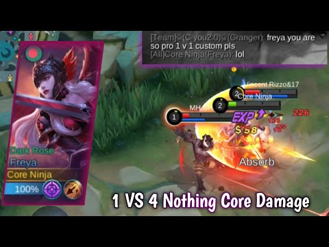 Freya best build 2023 high damage  gameplay mobile legends