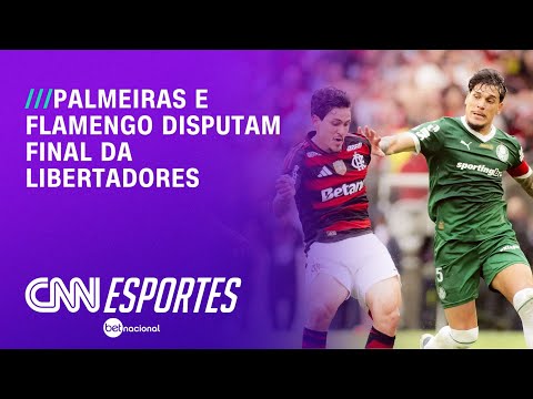 Imagem do jogo entre Palmeiras e Flamengo