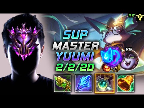 Master Yuumi Support vs Lulu - 천상계 장인 서폿 유미 템트리 룬 화부 콩콩이 ユーミ Юми 魔法猫咪 悠咪 - LOL KR 11.17