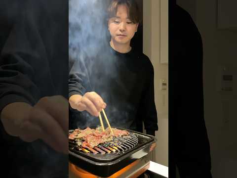 AM2:00に肉のハナマサで買い物して台所焼肉。