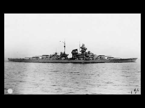 The sinking of German battleship Tirpitz