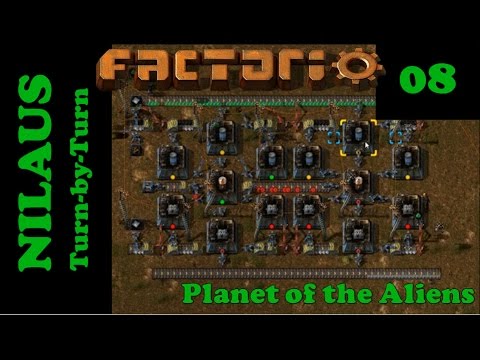 Lets Play Factorio S5E08 - Solar and Accumulators with Yuoki Batteries